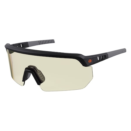Ergodyne AEGIR, Safety Glasses, Indoor/Outdoor Lens, Matte Black Frame Frame AEGIR-IO